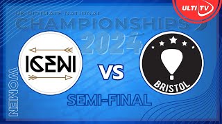 Iceni vs Bristol — WOMENS SEMI — UKU Nationals 2024 [upl. by Home]