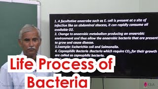 25Botany  The living world  Life process of bacteria [upl. by Edrea]