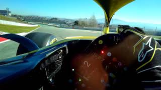 Daniel Ricciardos First Lap in a Renault  Visor Cam  F1 Testing 2019 [upl. by Aninnaig]