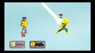 SSF2 Project B Patch 5 Ver Vegito Vs Fleetway Super Sonic [upl. by Shaikh]