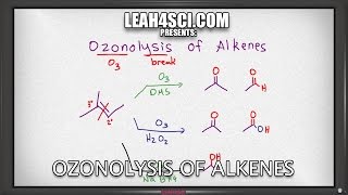 Ozonolysis of Alkenes Reaction Product Trick and Mechanism Alkene Reactions 12 [upl. by Irrok]