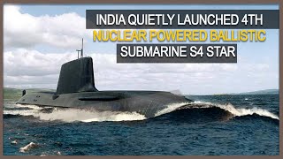 India launched fourth nuclear powered ballistic missile submarine S4 [upl. by Yerag]