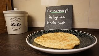 Grundrezept ketogenes Fladenbrot  ketogene Diät [upl. by Glimp]