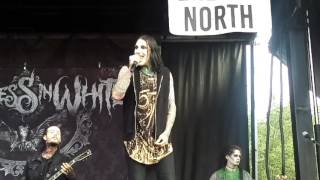 Motionless in White Reincarnate vans warped tour Charlotte NC 2016 [upl. by Yelsnya]