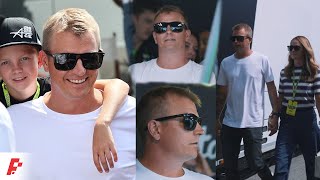 Kimi Raikkonen Arrives in Monza for Qualifying Day  Behind the Scenes [upl. by Melonie]