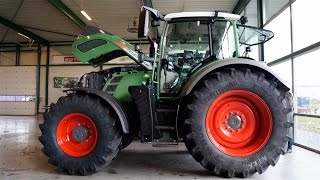 Uitleg van de Fendt 700 S4 Vario tijdens Fendt Eurotour bij Abemec Trekkerweb [upl. by Aehtorod]