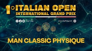 Man Classic Physique  1° Italian Open International Grand Prix [upl. by Procto]