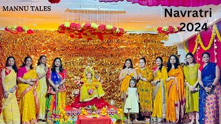 Mata Rani Sthapna Navratri Navratri 2024 SthapnaJai Mata diDurgaFestivalGarba Durgapujaom [upl. by Alia979]