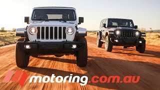 Jeep tests JL Wrangler in outback Australia  motoringcomau [upl. by Adamek210]