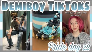 Demiboy TikToks  Pride day 22 [upl. by Nyletac427]