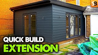 Timber Frame Single Storey Extension  Quick Build [upl. by Iggam512]