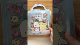 Unboxing  Sanrio stickers and color sheets set box [upl. by Sellma]