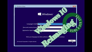 Reimage Windows 10 with Rufus  2022 [upl. by Assilym894]