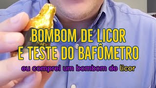 FIZ O TESTE Bombom de licor pega no bafômetro [upl. by Aitnauq]