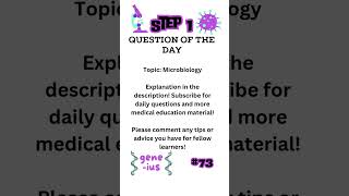 USMLE STEP 1 Question of the Day 73 [upl. by Lita770]