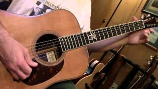 Bluegrass Guitar Lesson 1  G C and D [upl. by Northington226]