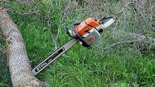 Stihl 038 magnum Clutch repairfirst time in the wood FAIL [upl. by Aehtla309]