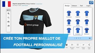 Crée ton maillot de football personnalisé grâce au configurateur owayo [upl. by Neellek]