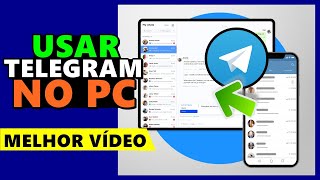 Como USAR o TELEGRAM no PC ou NOTEBOOK em 2024 [upl. by Llerrem107]