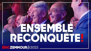 Éric Zemmour  une équipe un Parti Reconquête [upl. by Eiramnerual]