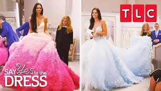 Favorite COLORFUL Wedding Gowns  Say Yes to the Dress  TLC [upl. by Joon]