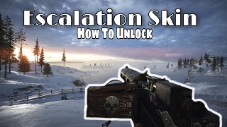 How To Unlock An Escalation Skin  BF1 [upl. by Teerell276]