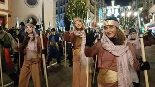 Cabalgata de Reyes Magos Oviedo 2023 La danza de los caballos 3ª parte [upl. by Eiffub]