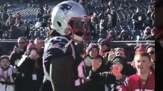 CORDARRELLE PATTERSON Playing Catch With PATRIOTS Fans [upl. by Akiras27]