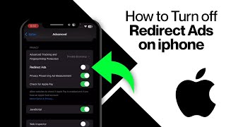 How to turn off redirect ads on iPhone or iPad 2024 [upl. by Marcelle]