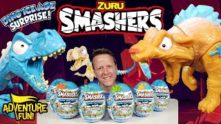 Zuru Smashers Dino Ice Age Mini Surprise Rare TRex T Bones amp Dinosaur Adventure Fun Toy review [upl. by Atener]