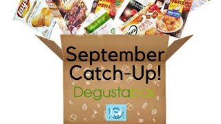 Degustabox UK 🇬🇧 September catchup amp Giveaway coming [upl. by Baker]