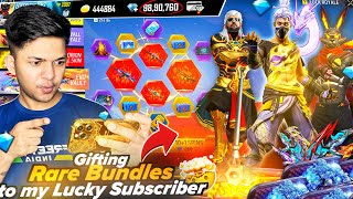 Free Fire Gifting Rare Items To My Subscriber Account Worth 40000 Diamonds [upl. by Caye]