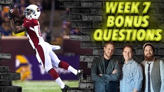 Week 7 Bonus Questions  The Fantasy Footballers [upl. by Brighton]