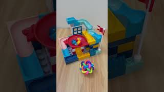 Satisfying Marble Run Race ASMR ✨505 🔵🟡🔴marblerun marblerace marblerunraceasmr [upl. by Valdas]