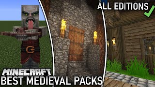 Top 5 Best Medieval Texture Packs Minecraft [upl. by Idalia866]