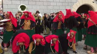 Fasnet 2017 in Bad Waldsee  Pyramide der Schrättele [upl. by Venetis]