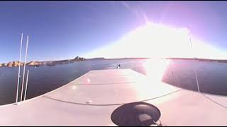 Pulling a houseboat out of Lake Powell [upl. by Vanessa614]