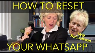 How To Reset Your Phone with Boris Johnson A Boris Johnson and Nadine Dorries Parody [upl. by Rramo445]