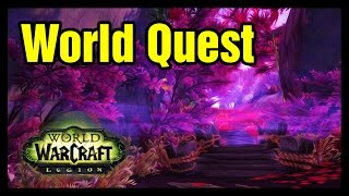 Withered Wrangling Falanaar Quest WoW [upl. by Burgener994]