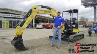 Chattanooga Tractor  Yanmar ViO 35 MiniExcavator Review [upl. by Jangro]