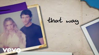 Tate McRae Jeremy Zucker  that way Lyric Video [upl. by Elleon]