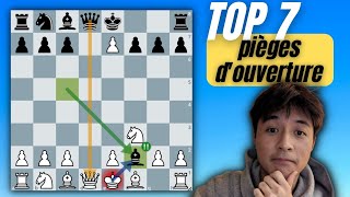 Les 7 meilleurs pièges douverture aux échecs [upl. by Anaela773]