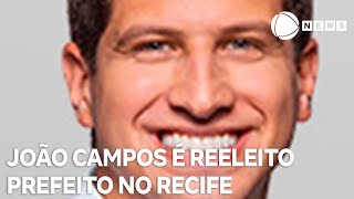 João Campos é reeleito prefeito no Recife [upl. by Anatnahs529]