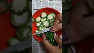 Karela fry recipe like share subscribe [upl. by Lechar]