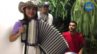 Nuevos talentos del acordeon colombiano cumbia con Angelica Salgado EVAFE [upl. by Locklin]