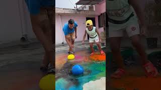 Balloons popping challenge fun shortsviral balloon [upl. by Alacim]