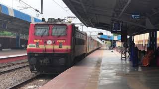 SantragachiChennai Central AC SF Express skipping Tenali Jn [upl. by Parish]