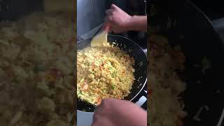 Satisfying chicken and vegetable fried rice [upl. by Lapointe]