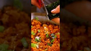 Let’s make super easy and delicious kimchi stirfried rice cooking [upl. by Eniretac]