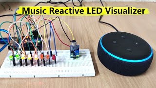 Arduino Music Reactive LED  Sound activated music visualizer [upl. by Dorison]